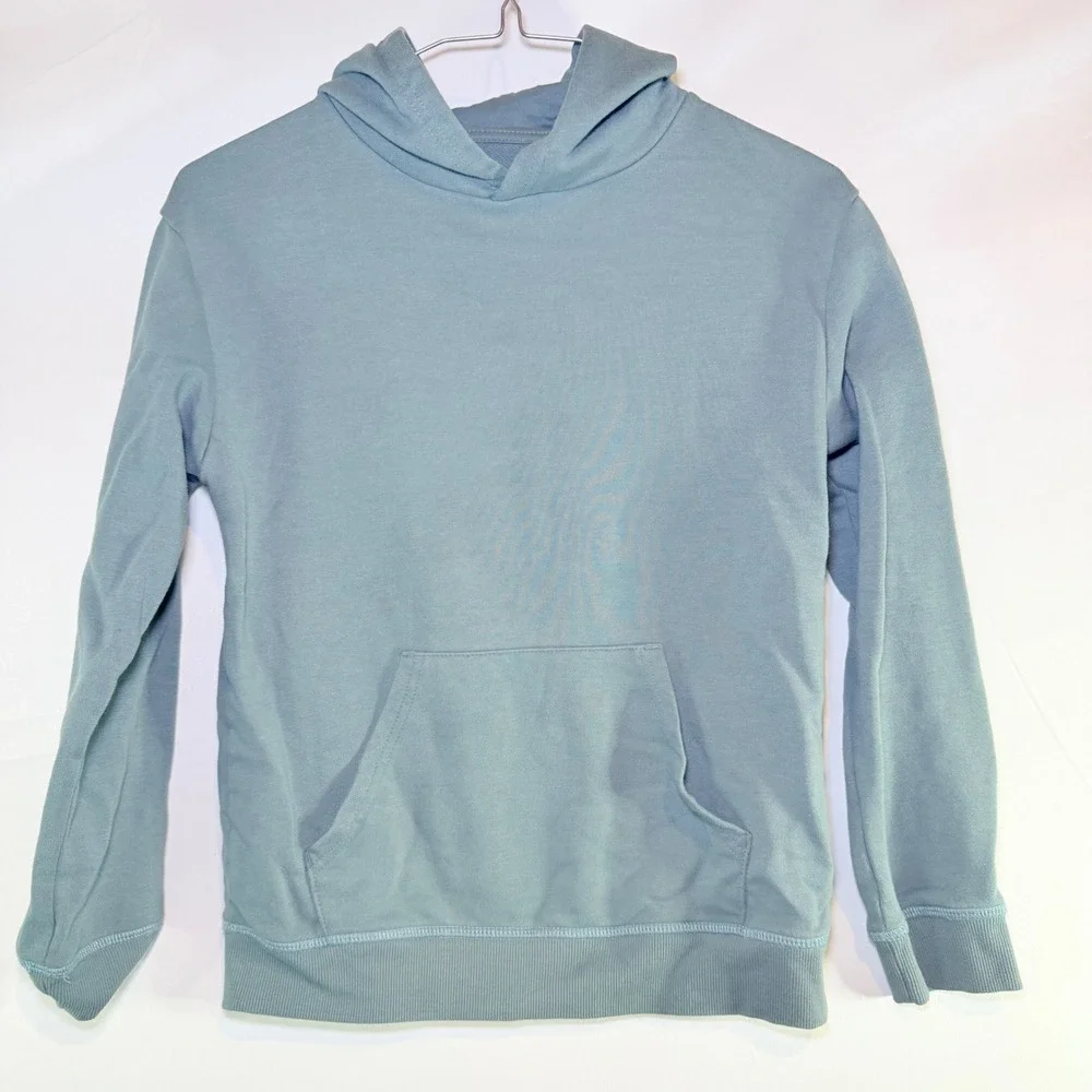 Primark Boys Dusty Blue Pullover Hoodie Sweatshirt Size 9-10 Years 140cm‎